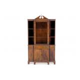 Breakfront Bookcase with Glass Doors