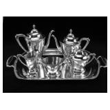Wallace Silver Tea Service Lady Astor