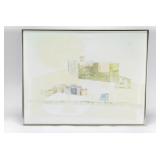 Mid Century Modernist Cedric Chang "Chateauneuf-du-Pape"