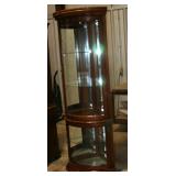 Bow Front curio cabinet