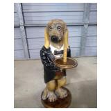 butler dog toilet paper holdr