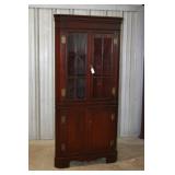 Mahg. Corner China Cabinet