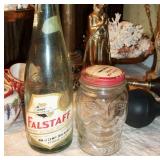 Lemp Brewery St Louis and prize fighter Joe Lewis "Lucky Joe" jar