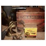 Vintage crates, boxes and Bakelite Kodak.