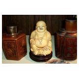 Ginger jars and Happy Buddha