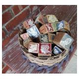 Vintage picture blocks.