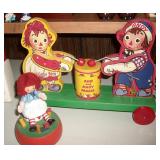 Anri Music Box and Fisher-Price Reprod.