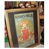 1920s Gruelle book cover framed