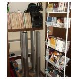 Albums, DVDs, CDs, 8-tracks and Panasonic Home Theater Speaker System