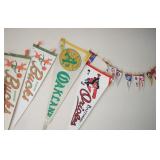 Vintage baseball pennants