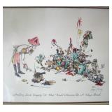 Signed art by renowned military art George Finley