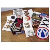 WWII, Korean and Vietnam insignia