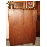 Primitive wood cabinet