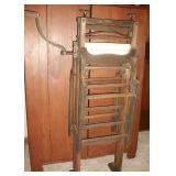 Antique laundry wringer