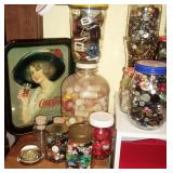 All kinds of buttons 1900s-modern day