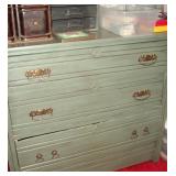 Antique painted dresser