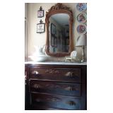 Lovely antique dresser and mirror