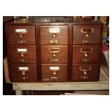 Vintage library file