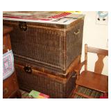 Wicker chests and maple child