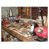 Tools, including anvils and grinders