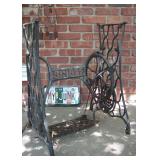 Cast iron Singer sewing machine stand