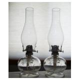 Etched oil lamps