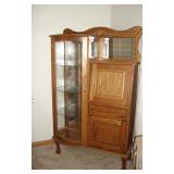 Combo display cabinet/desk
