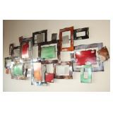 Extra large abstract metal wall art