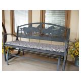 Beautiful metal rocker bench