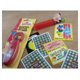 Vintage Pac Man, Pez and Simpsons
