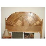 Headboard by Kansas artist Roy Seybert
