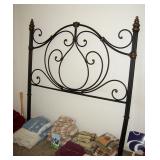 Modern metal headboard