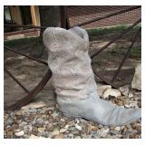 Cowboy boot planter