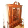 400+ lots. Mahogany China Cabinet