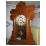 OAK CASE KITCHEN CLOCK