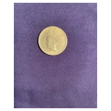 1913  Indian head U. S. gold coin