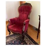Queen Anne parlor chair