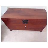 Pine dovetail blanket chest