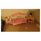 vintage Barbie bedding set
