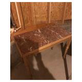 Pine Tbl/Marble Top