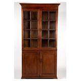 Rockbridge Co., Shenandoah Valley of Virginia, walnut corner cupboard (c. 1810), yellow pine seconda