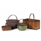 From a good selection of baskets, many painted and most Shenandoah Valley or Southern Appalachian