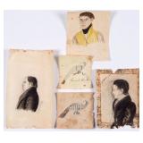 Important newly-discovered Henkel family, New Market, VA sketches that have descended directly in th