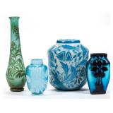 Selection of cameo glass
