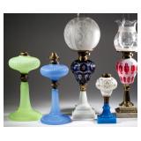 From a large selection of early kerosene lighting including many good parts