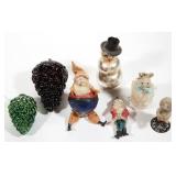 Selection of antique/vintage Christmas ornaments
