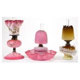 Selection of fine miniature lighting from the Barbara and Moe Tourison collection.