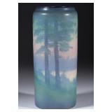 Rookwood scenic vellum vase, artist Sally Coyne