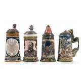 Fine selection of Mettlach steins from a private collection