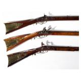 Selection of Shenandoah Valley of Virginia longrifles, sold by the Museum of the Shenandoah Valley t